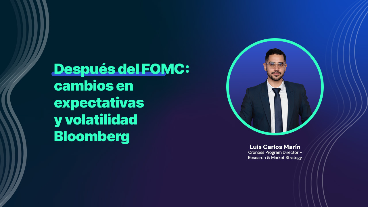 Después del FOMC: cambios en expectativas y volatilidad Bloomberg